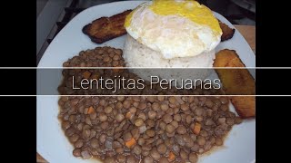 Lentejas Peruanas receta buenisima y super sencilla [upl. by Ravid]