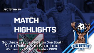 Willand Rovers vs AFC Totton  Game Highlights 30th September 2020 [upl. by Sanez]