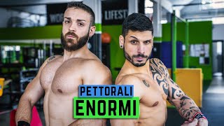 PETTORALI ENORMI IN 10 MINUTI  ALLENAMENTO A CORPO LIBERO [upl. by Eladnwahs456]