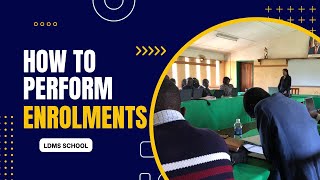 LDMS School  How to Perform an Enrolment Application Edited [upl. by Nitsrik]