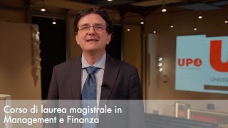 Corso di laurea magistrale in Management e Finanza [upl. by Anwad]