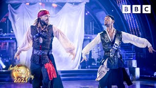 John amp Johannes Paso Doble to He’s A Pirate ✨ The Final ✨ BBC Strictly 2021 [upl. by Nauwaj]