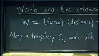 Lec 19 Vector fields and line integrals in the plane  MIT 1802 Multivariable Calculus Fall 2007 [upl. by Ecyarg]