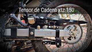 Tensor de cadena motos enduro xtz 150  125 [upl. by Tobe]