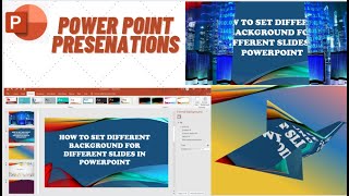 how to set different background for different slides in PowerPoint  ppt background [upl. by Feil86]