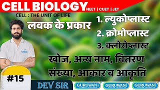 लवक के प्रकार क्लोरोप्लास्ट SEMIAUTONOMUS TGT  PGT  NEET 2025  CUET  CLASS11th BOTANY cell [upl. by Nylodnewg]