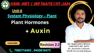 Auxin  Plant Hormones  Quick Revision  Lecture4  Plant Physiology  Unit6 [upl. by Edwina]