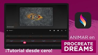 Como ANIMAR en PROCREATE DREAMS 📱✍🏻  Tutorial en Español [upl. by Enwad]