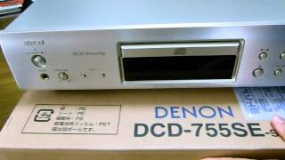 DENONのCDプレイヤーDCD775SEを買ってみた [upl. by Margarethe]