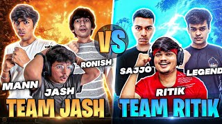 Free Fire TSG JASH Team😡 Vs TSG Ritik 😈 Winners Get To Rule Bootcamp Garena Free Fire [upl. by Lenard]