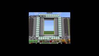 10x10 piston door in MCBEMCPE minecraft redstonebuilds redstone redstonecreations shorts [upl. by Dnalon]