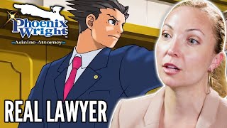 Real Lawyer Goes To Court in Phoenix Wright Ace Attorney • Professionals Play [upl. by Pernick]