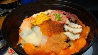 Huge Sashimi Bowl Challenge Record Set [upl. by Allerie]