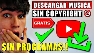 ✅ Cómo DESCARGAR MÚSICA de YOUTUBE audio GRATIS a tu PCCelular SIN PROGRAMAS 2024 👉Fácil y Rápido [upl. by Debbi792]