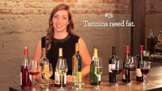 6 Basic Rules For Pairing Food With Wine Video [upl. by Nevak602]