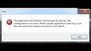 Perbaiki Aplikasi gagal memulai karena side by side configuration salah [upl. by Sihun]