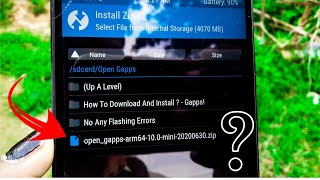 Proper Way to Download amp Install Open Gapps in Android Device  No Flashing Failed [upl. by Amsirac790]