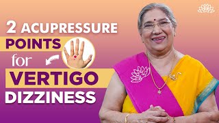 How to Quickly Stop Vertigo  Vertigo amp Dizziness Acupressure Points  Vertigo Treatment At Home [upl. by Lydnek]