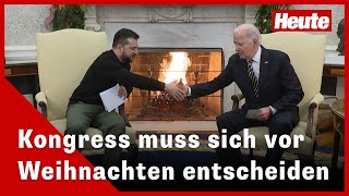 Biden Unterstützung der Ukraine quotso lange wir könnenquot [upl. by Anoet]