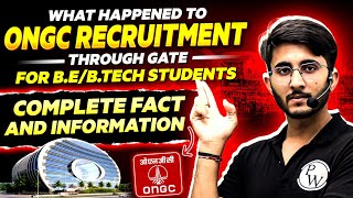 ONGC Through GATE  BE  Btech Students  Complete Fact and Information [upl. by Lardner519]