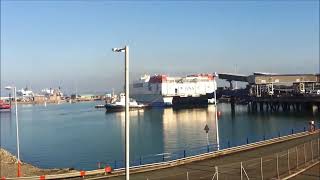 HSS Stena Explorer Farewell Holyhead [upl. by Hgielyk]