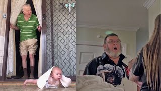 Grandparents Meet Grandchild for the First Time Emotional Surprises [upl. by Hawger]