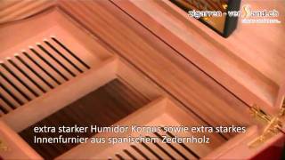 Adorini Humidor Santiago Deluxe auf zigarrenversandch [upl. by Doi]