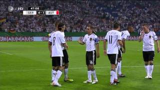 Deutschland vs Österreich 62 Alle Tore Highlights EMQuali 020911 HD [upl. by Nojid431]