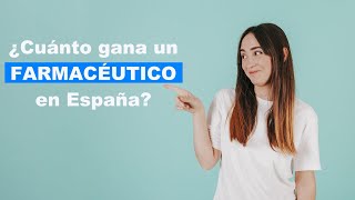 ☝ ¿Cuánto gana un farmacéutico en España [upl. by Kcirdahc463]