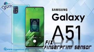 Samsung A51 fingerprint solution حل مشكله البصمه في أجهزه سامسونج [upl. by Ammann]