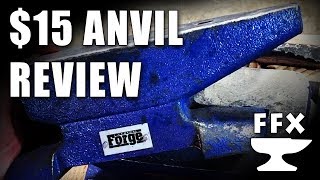 Review 15 Harbor Freight Anvil  Five Stars or Flopping Failure [upl. by Annekcm495]