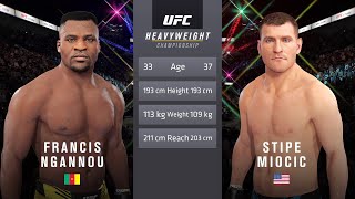 Francis Ngannou vs Stipe Miocic Full Fight  UFC Fight Night [upl. by Sitoel]