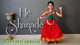 He Sharade  classical dance  Bharatanatya  Kannada dance  Ishanvi Hegde [upl. by Cirle]