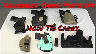 Concealed Carry Positions How To Carry And Why  Geauga Firearms Academy [upl. by Atilam]