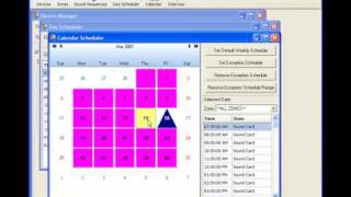 BellCommander School Bell Software Single Zone Demo [upl. by Sharl]