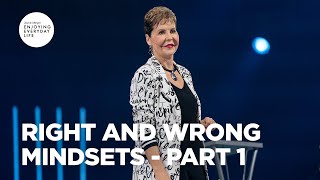 Right and Wrong Mindsets  Part 1  Joyce Meyer  Enjoying Everyday Life Teaching [upl. by Leach901]