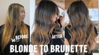 Hair Transformations with Lauryn Partial Highlight Brunette Ep 212 [upl. by Ahseyd]