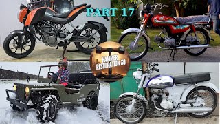 Collection of videos on restoring old motorbikes and car part 17 [upl. by Hoban]