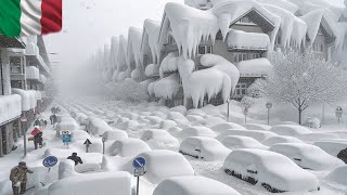 2 minutes ago in Italy Everything froze Snow in Livigno [upl. by Aman]