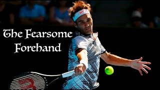 Roger Federer  The Fearsome Forehand Australian Open 2017 [upl. by Robb]