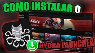 Como baixar e instalar o HYDRA LAUNCHER  Rápido e Fácil [upl. by Borszcz]