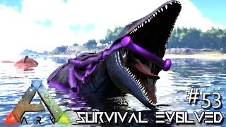 ARK Survival Evolved  TWO 120 MOSASAURUS PERFECT KIBBLE TAME   SEASON 3 S3 E52 Gameplay [upl. by Neumark]