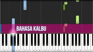 Bahasa Kalbu  RaisaTiti DJ  EASY Piano Tutorial [upl. by Barney990]