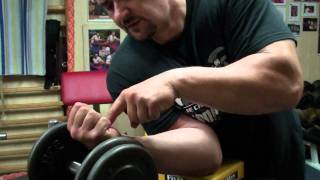 Biceps training 40  Training of Arm wrestling Polish version [upl. by Amaj]