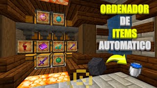 😱 ¿COMO ORGANIZAR ITEMS AUTOMÁTICAMENTE  Tutorial Item Sorter Minecraft Java y Bedrock 118 [upl. by Nosecyrb]