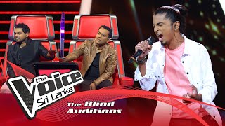 Sohan Francesco  Chakithaya චකිතය  Blind Auditions  The Voice Sri Lanka [upl. by Hoashis]