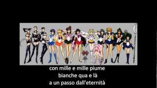 KARAOKE  PETALI DI STELLE PER SAILOR MOON [upl. by Refinney]