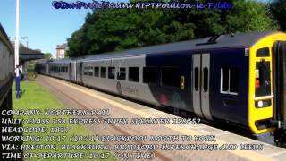 Season 8 Episode 298  Trains at PoultonleFylde station [upl. by Gunther]