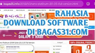 CARA DOWNLOAD SOFTWARE GRATIS DI BAGAS31COM MENGGUNAKAN ANDROID [upl. by Drahsar]