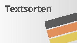 Textsorten Sachtexte und Literarische Texte  Deutsch  Textsorten und Aufsatz [upl. by Esilenna]